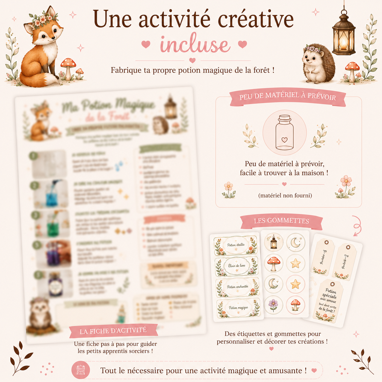 Kits anniversaire - Nature enchantée