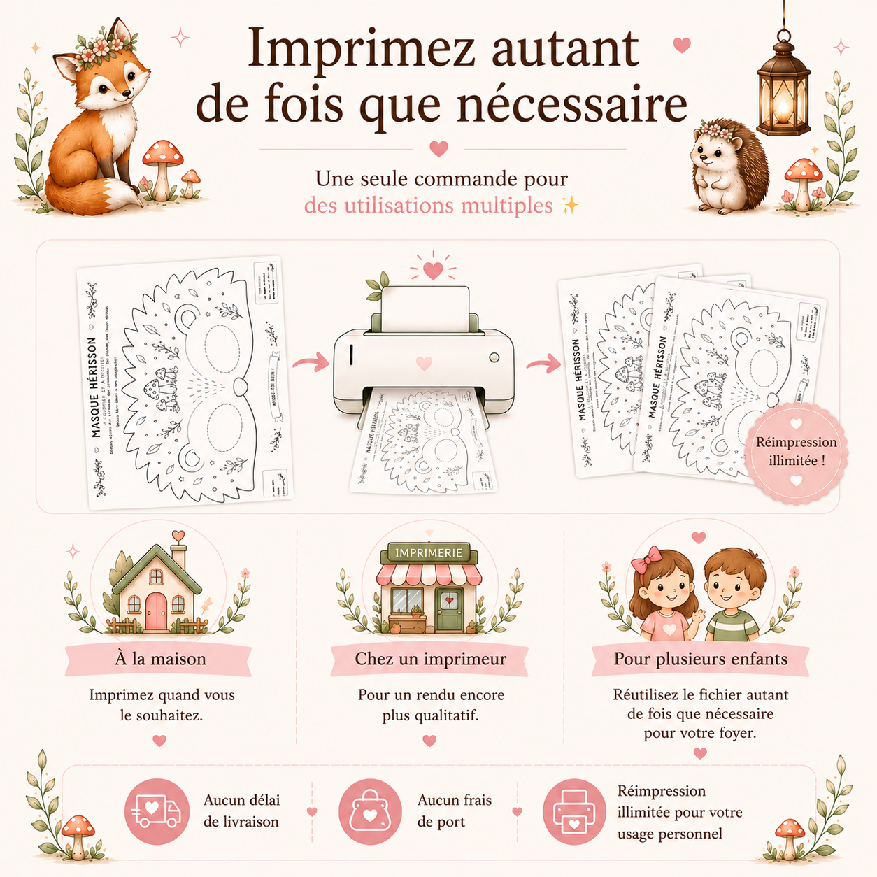 Kits anniversaire - Nature enchantée