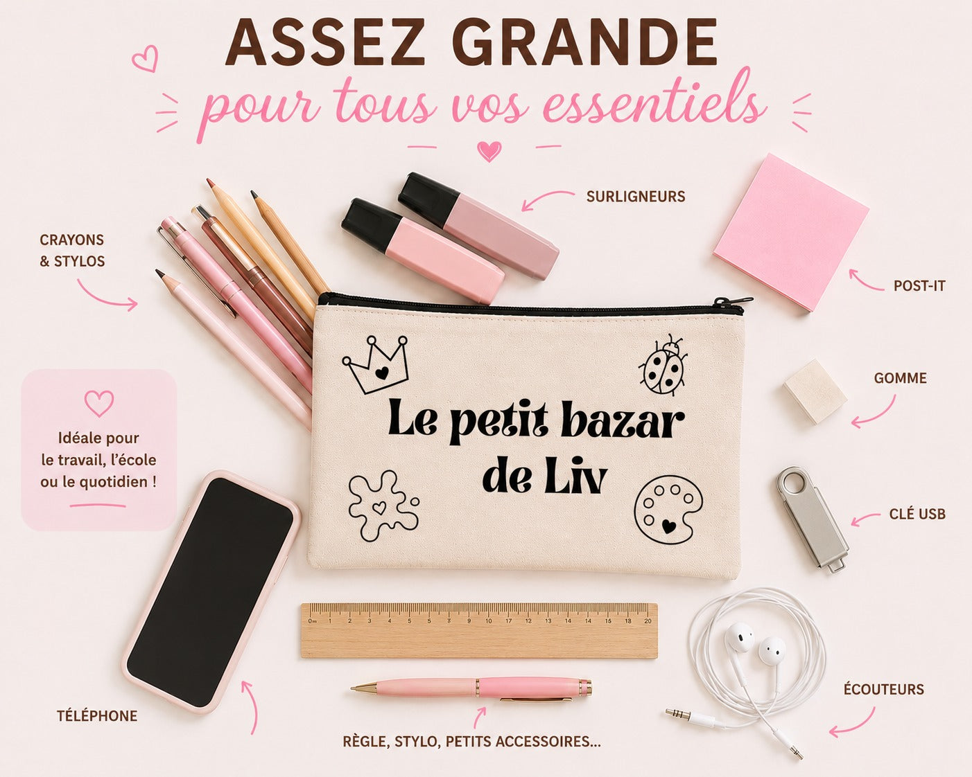 Pochette personnalisable