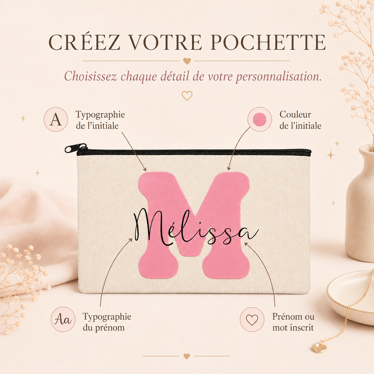 Pochette LETTER